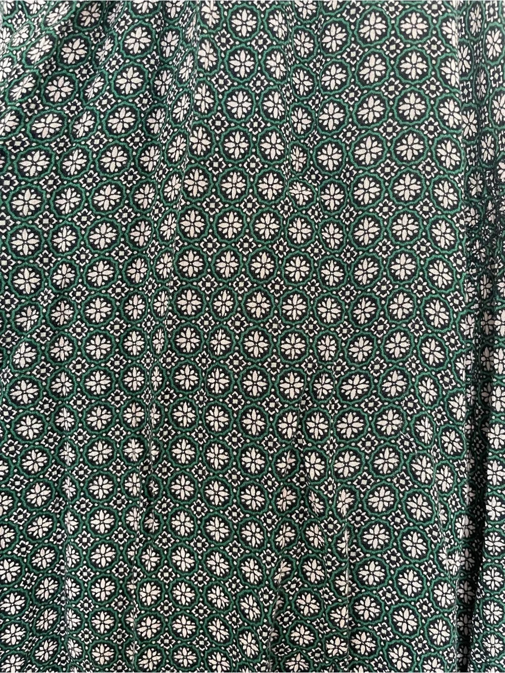 J. Jill Teal Green Printed Button-Front Blouse - Picture 2 of 11